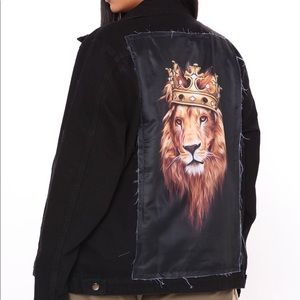 Fashion Nova, Black Jean Jacket